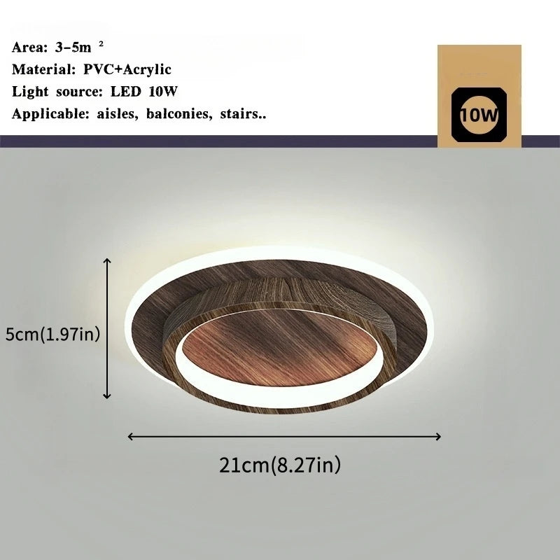 Modern Metal LED Aisle Light Nordic 220V Luxury Creative Ceiling Lamp Corridor Aisle Stair Decor Lighting Gold Ceiling Light