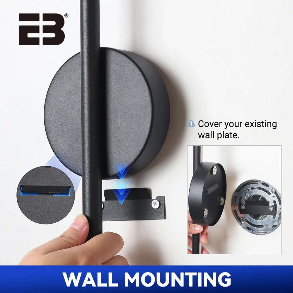 2-pack Rechargeable Wall Light LED 50 80cm Dimming Wall Sconce with Remote Control Sofa Background Gaming Room Decoration